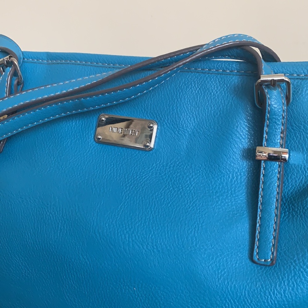 Nine West Aqua Blue Handbag - Picture 2 of 5